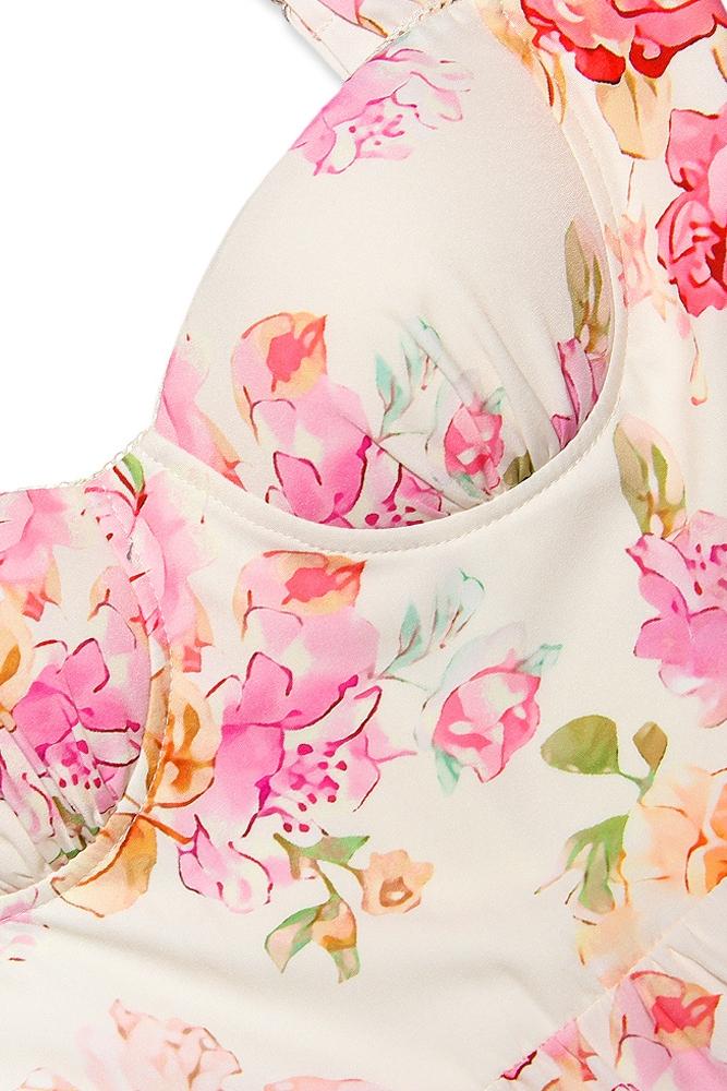 Vestido midi estampado Cottie Flare