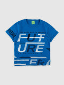 Conjunto Infantil Camiseta/Bermuda Menino Verão  Azul/Rosa