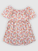 Vestido Ciganinha Mis Menina Verão  Rosa