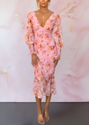 Elegant and Chic Floral Dress