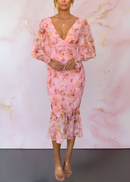 Elegant and Chic Floral Dress