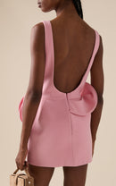 Vestido midi de crochê com babados Georgia