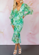 Elegant and Chic Floral Dress