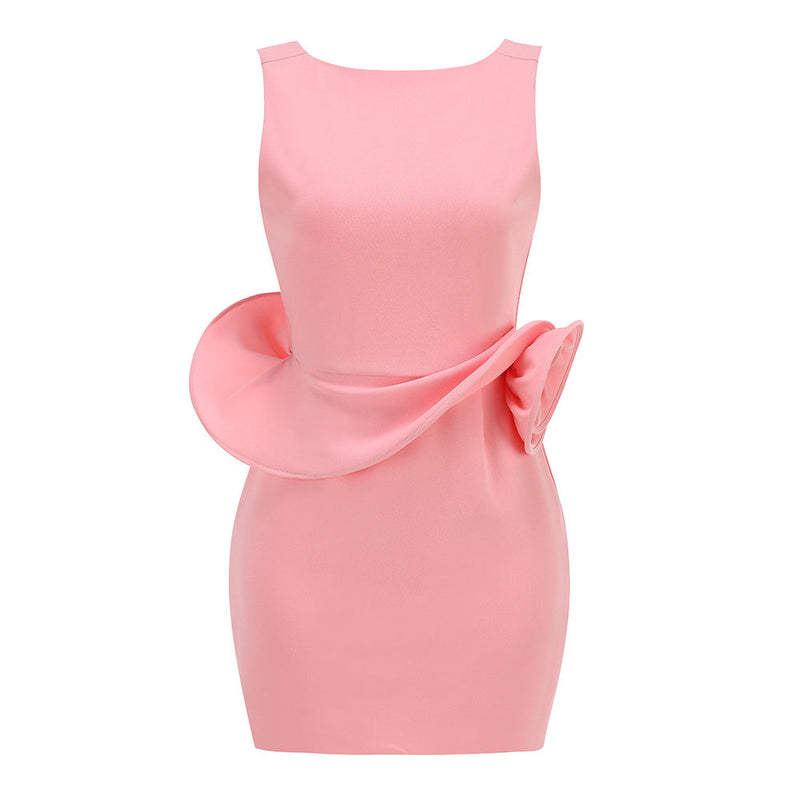 Vestido midi de crochê com babados Georgia
