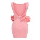 Vestido midi de crochê com babados Georgia