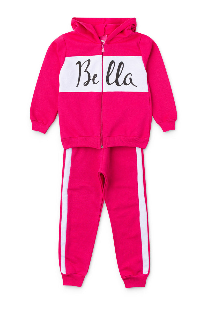 Conjunto Infantil Moletom Bella - Mafi Kids Pink