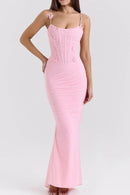 Romola Appliqué Maxi Dress