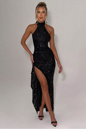 Sparkling Sequin Maxi Dress for Date Nights