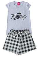 Conjunto Infantil Menina Verão - Mafi Kids Branco