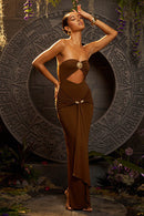 Summer Party Look Cutout Maxi Dress