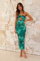 Vestido Midi Litsa - Verde Calista