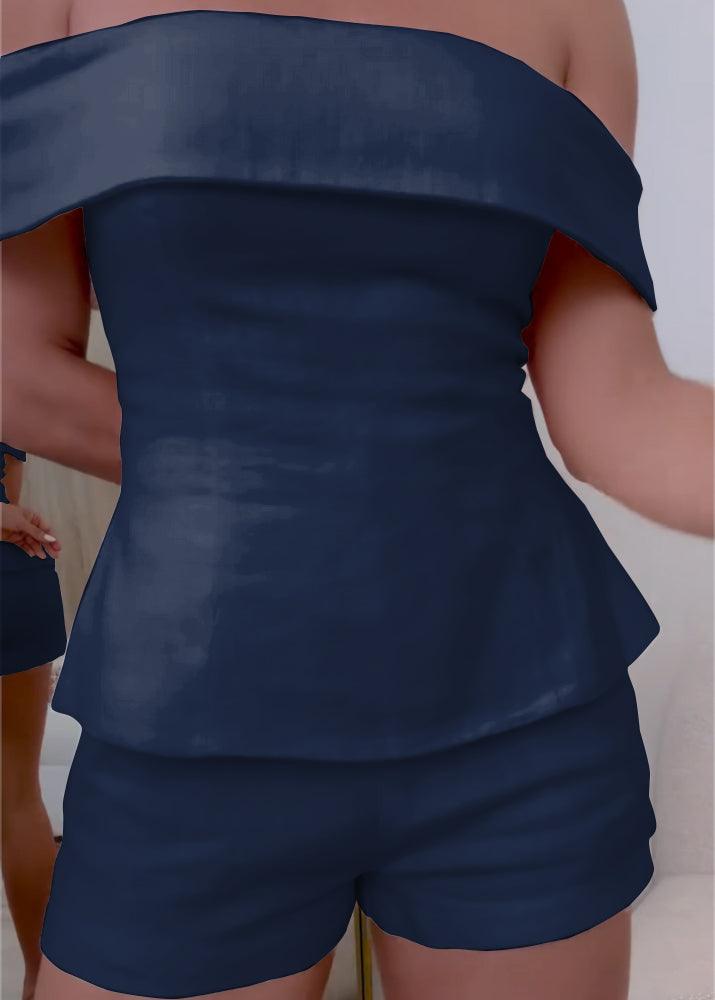 Algodão branco e traje de duas peças