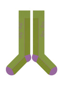 Cartoon Flower Pattern Cotton Socks