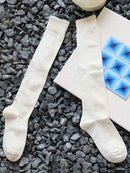 Cartoon Flower Pattern Cotton Socks