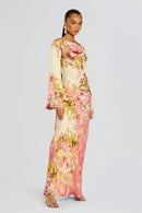 Vestido Maxi de Festa no Jardim