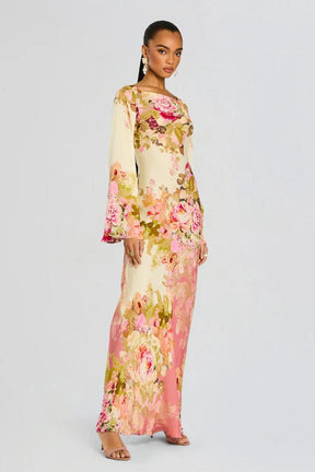 Vestido Maxi de Festa no Jardim