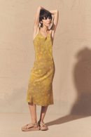 Vestido longo espaguete Severine