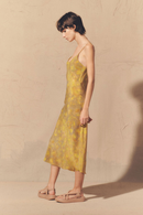 Vestido longo espaguete Severine