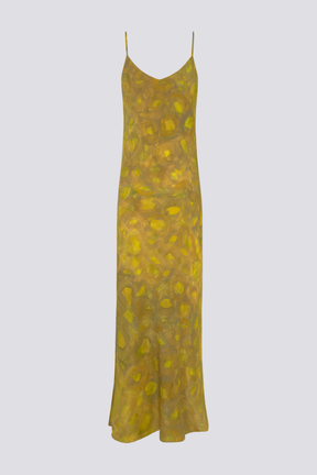Vestido longo espaguete Severine