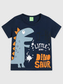 Conjunto Infantil Camiseta /Bermuda Menino verão  Azul Marinho