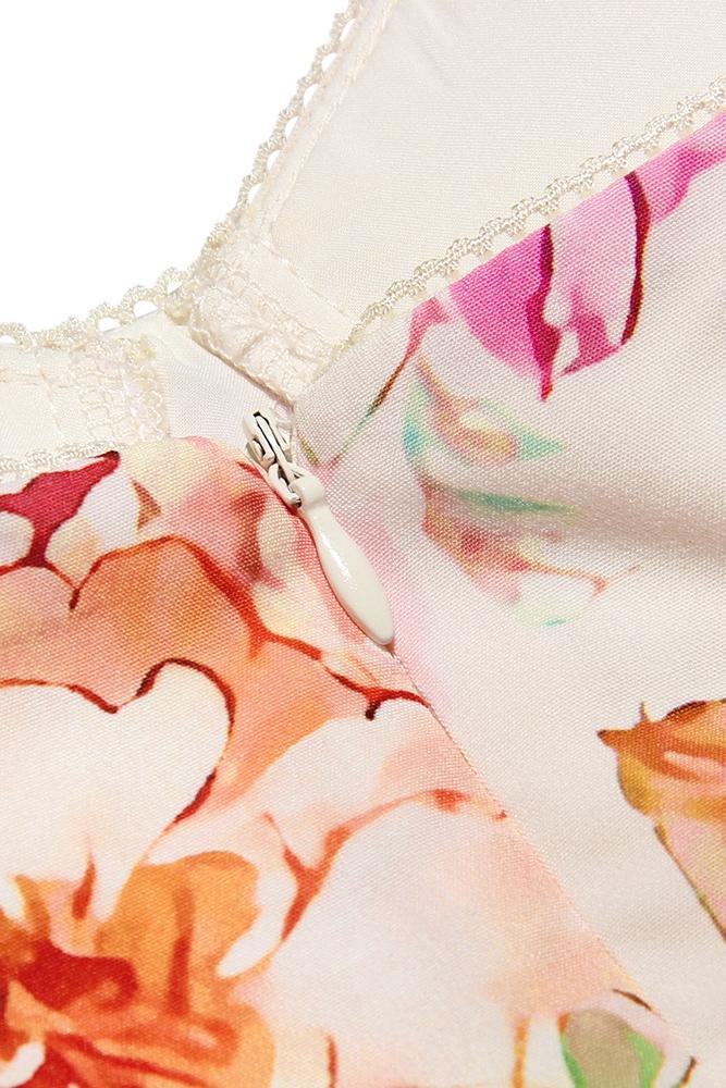 Vestido midi estampado Cottie Flare