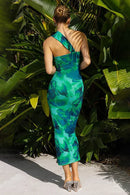 Vestido Midi Litsa - Verde Calista