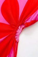 Vestido midi com recorte e estampa floral Ophelia